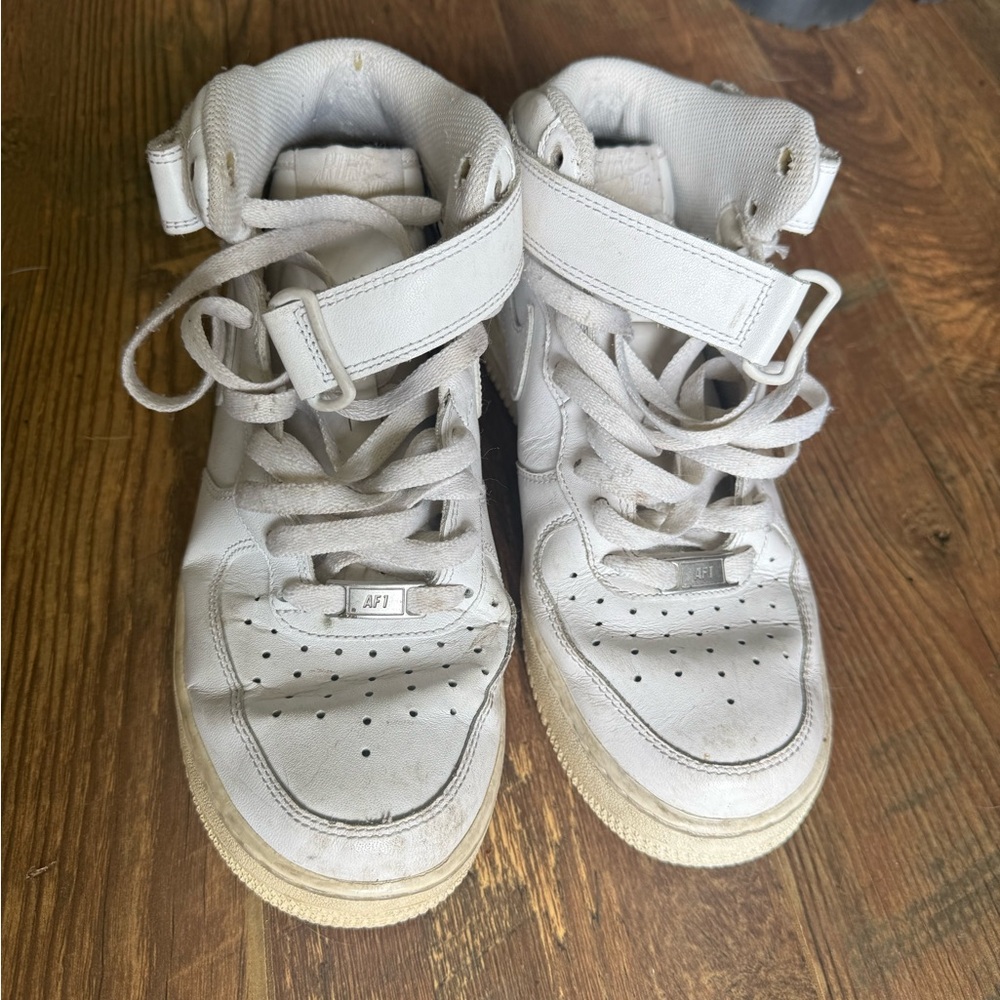 Nike White High-Top Air Force Ones
